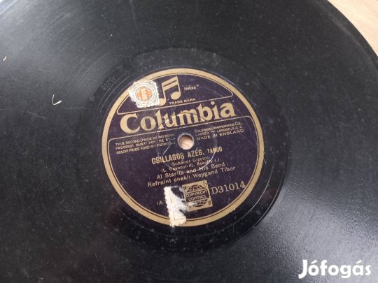 Gramofon lemez dekoráció