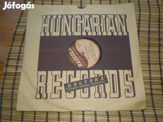 Gramofonlemez Pataky Kálmán Illúzió a szerelem Rákóczi megtérése Hunga
