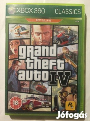 Grand Theft Auto 4. (GTA 4.) Gyári Xbox 360, ONE, Series X Játék
