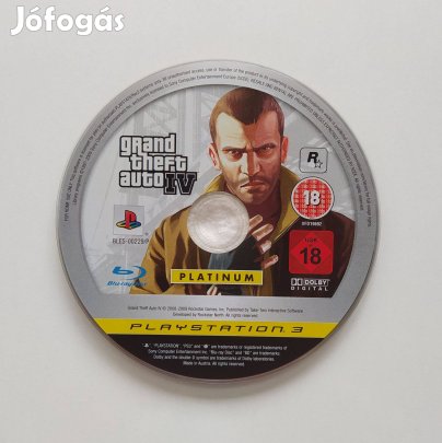 Grand Theft Auto IV 4 GTA Playstation 3 PS3