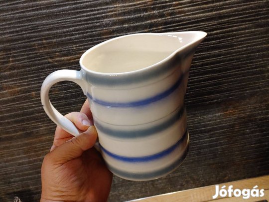 Gránit Hungary csíkos kancsó porcelán