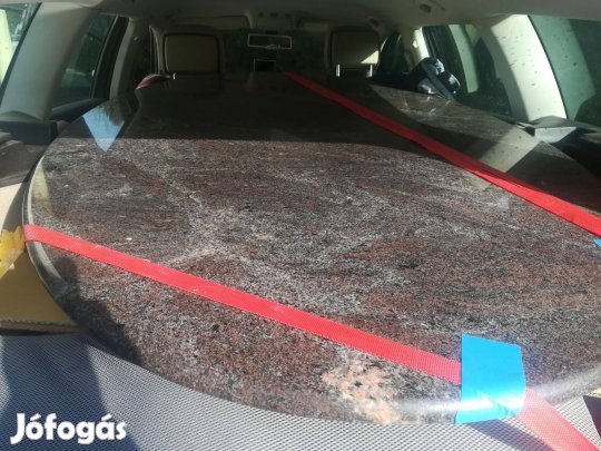 Gránit asztal 105X166cm ovális