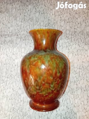 Gránit csurgatott mázas kerámia váza 