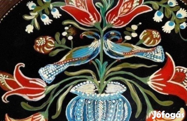 Gránit festett falitányér