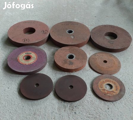 Gránit köszörűkorongok 9 db együtt eladó 