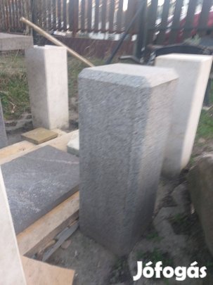 Gránit márvány mészkő oszlop 20x20x60cm 6db