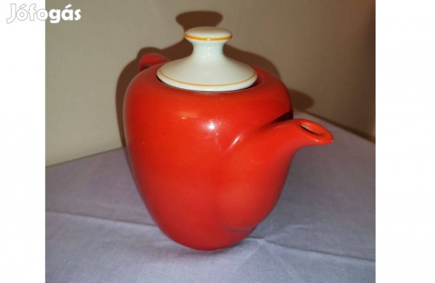 Gránit porcelán kávéskanna tetővel.jelzett Retró