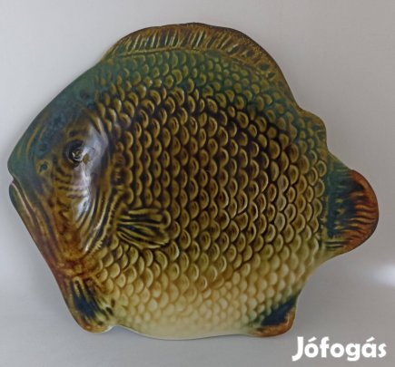 Gránit porcelán,kerámia hal alakú tányér!