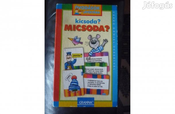 Granna Kicsoda? Micsoda? társasjáték kicsiknek