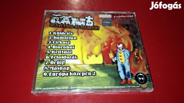 Graveyard At Maximum Cirkusz Cd Magyar Punk-Rock