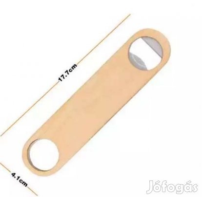 Gravírozható  Fa Sörnyitó  (4391)