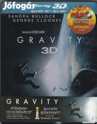 Gravitáció Blu-Ray 2D + 3D Futurepack