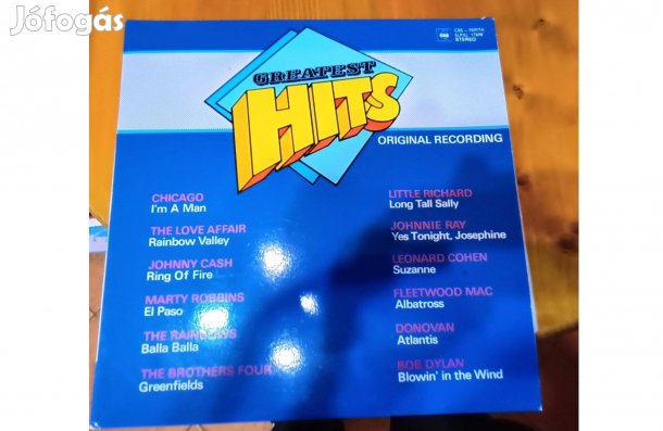 Greatest hits bakelit hanglemez eladó