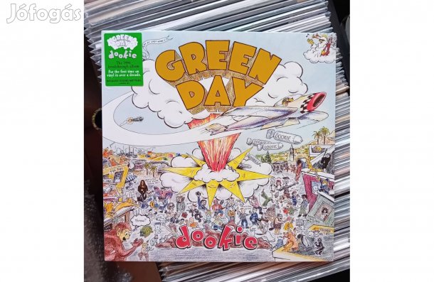 Green Day - Dookie Bakelit Lemez LP Bontatlan