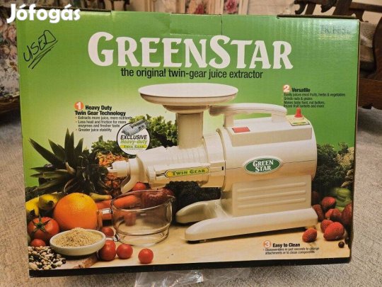 Green Star Juice Extractor zöldség és gyümölcsprés