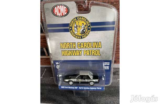 Greenlight 1993 Ford Mustang modellautó 1:64 méret