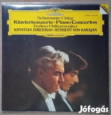 Grieg - Schumann: Piano Concertos - Zimerman - Karajan DG LP