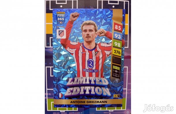 Griezmann (Atletico M) Panini Fifa 365 2025 XXL Limited focis kártya