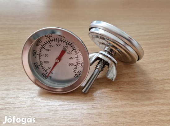 Grill Barbecue Hőmérő 50-500 Celsius rozsdamentes acélból sütőkhöz 1db