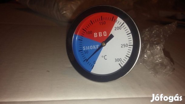 Grill és hideg füst hőmérő 0 - 300 C fok