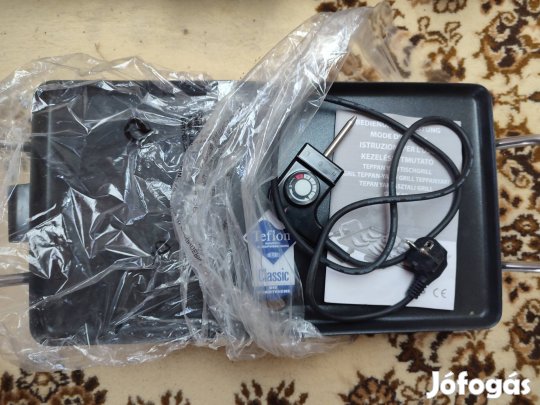 Grillsütő elektromos teflonlapu Új 