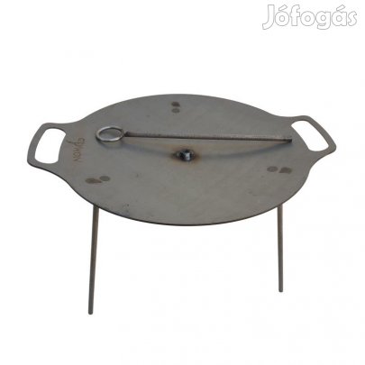 Grilltárcsa kombi sütőtárcsa 40 cm függesztékkel
