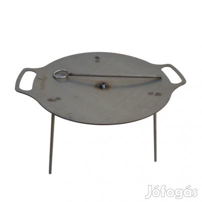 Grilltárcsa kombi sütőtárcsa 40 cm függesztékkel