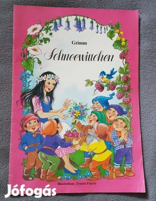 Grimm - Schmeewittchen - Hófehérke könyv (német nyelvű, A/3-as méretű)
