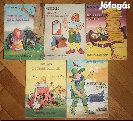 Grimm mesék egyben Rajzolta Haui József