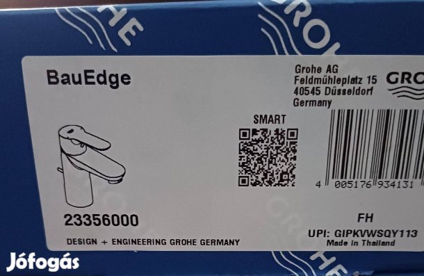Grohe Bauedge mosdócsaptelep fém lefolyógarnitúrával Eladó!