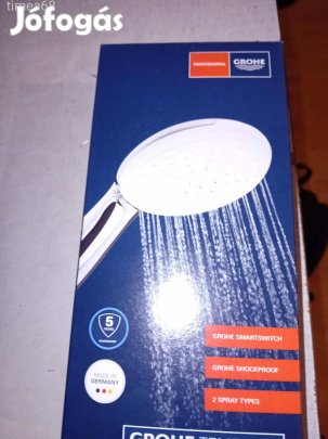 Grohe zuhanyfej 2 állású új