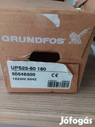 Grundfos UPS 25-60 180 keringtető szivattyú Új