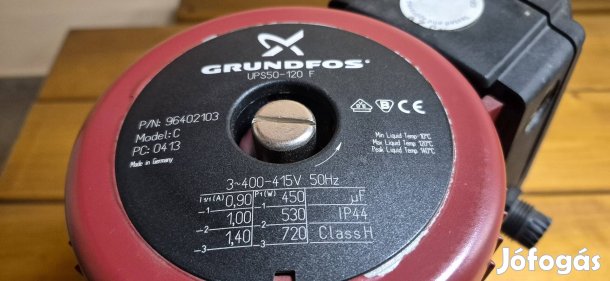 Grundfos UPS 50-120F új, nem volt beépitve