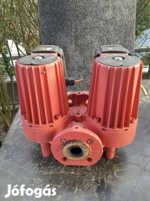 Grundfos keringető szivattyú 96408900 bontott.32/60 dupla motoros 400V