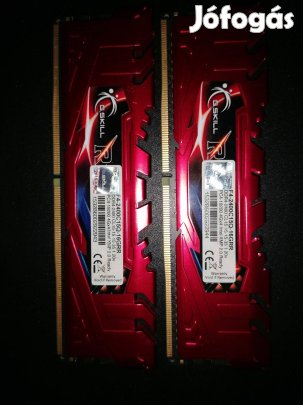 Gskill 2x4gb 2400MHz DDR4 Ramok szinte újak