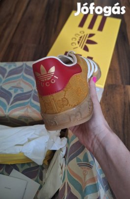 Gucci x Adidas camel sneaker 44 2/3