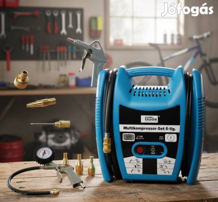 Güde 180/8 Airpower Kompresszor szettel