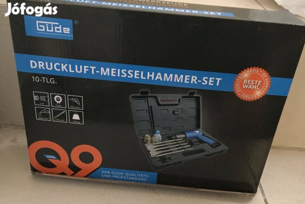 Güde 40065 Levegős vésőkalapács szett 9 részes