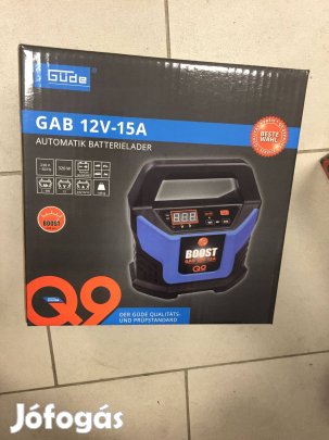 Güde 85143 GAB 12V-15A-Boost Automata akkumulátortöltő