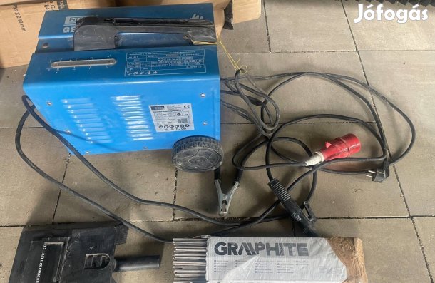 Güde GE 185 F hegesztő trafó (230V/400V) szinte új, tartozékokkal!