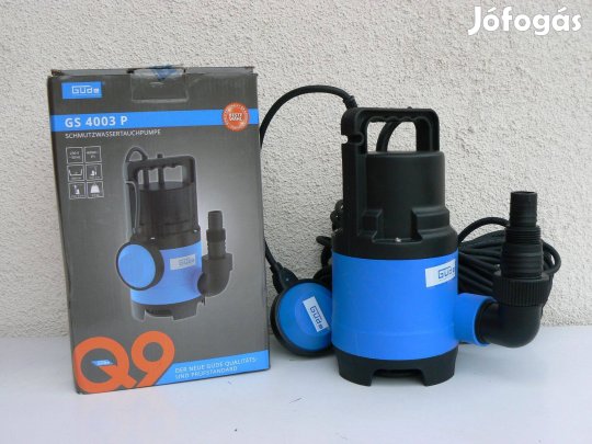 Güde GS 4003 búvárszivattyú, 400W teljesítményű szennyvízszivattyú