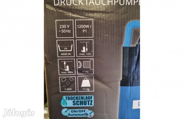 Güde, 1200W teljesítményű mélykúti szivattyú magas vízhozammal