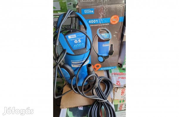 Güde, búvárszivattyú, jó állapotú 400W-os szennyvízszivattyú, garancia