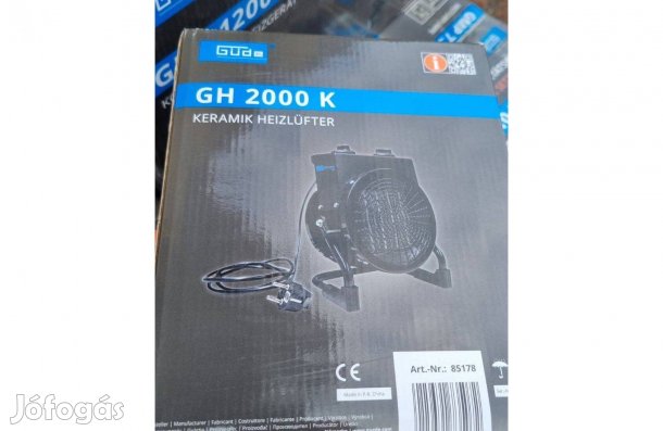 Güde, elektromos hősugárzó GH 2000 K fűtőtest, műhelyek fűtéséhez