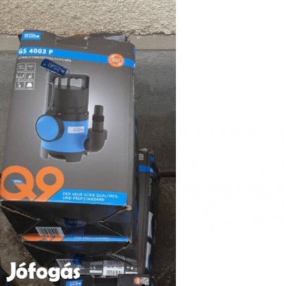 Güde, merülő búvár szennyvízszivattyú 8000liter/óra teljesítménnyel