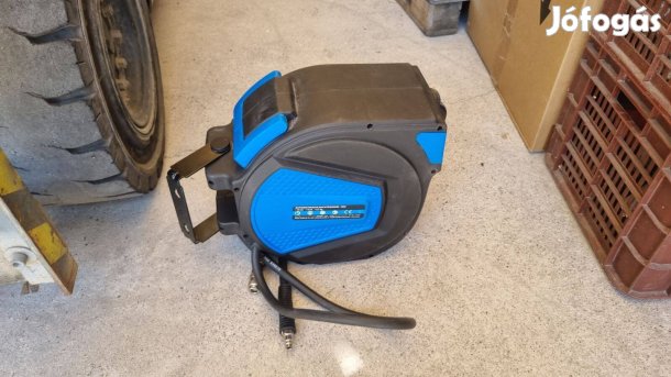 Güde fali dob 15 m-es nyomótömlővel, önbehúzódó tömlődob