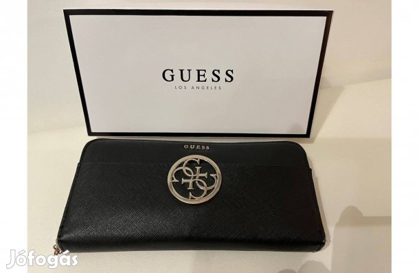 Guess Jeans Kamryn fekete színű pénztárca 20*10*3, 5cm