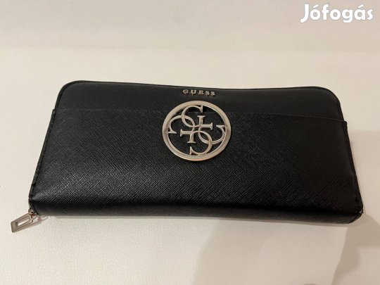 Guess Jeans fekete női pénztárca 20*10*3,5 cm
