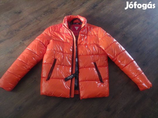 Guess férfi téli kabát, L, újszerű, eredeti!