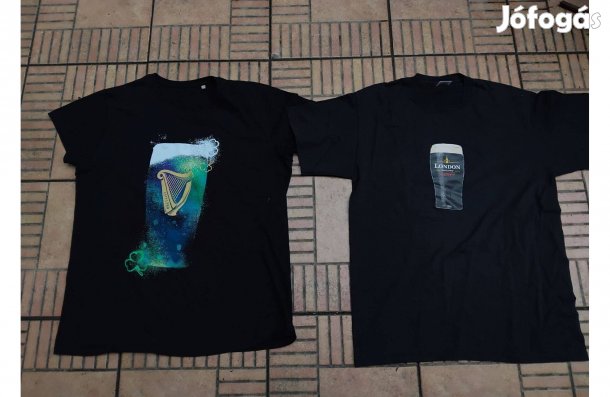 Guiness Guinness sörös póló L XL 2db
